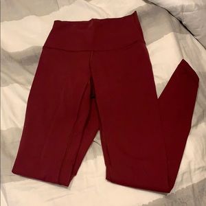 Maroon Lululemon Wunder Unders